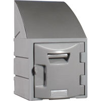 Locker, 12" x 15" x 25", Grey, Assembled Duraquip Inc