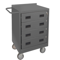 Armoire d'&eacute;tabli mobile, Acier Surface Duraquip Inc