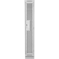 Clean Line Lockers, 12" x 18" x 76", Steel, Grey, Rivet (Assembled), Perforated Duraquip Inc