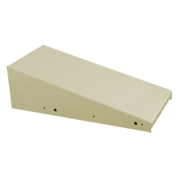 Clean Line Economy Lockers Slope Top, 1 Bank, 18" D x 12" W x 6" H, Beige, Steel Duraquip Inc