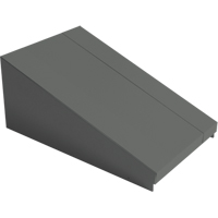 Dessus inclin&eacute; pour casiers robustes enti&egrave;rement soud&eacute; Concorde, Bloc de 1, 18" p x 12" la x 6" ha, Acier Duraquip Inc