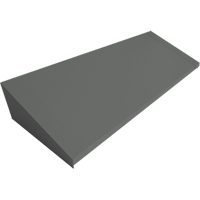 Dessus inclin&eacute; pour casiers robustes enti&egrave;rement soud&eacute; Concorde, Bloc de 4, 18" p x 48" la x 6" ha, Acier Duraquip Inc