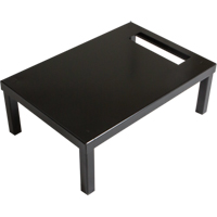 Base autoportante pour casiers robustes enti&egrave;rement soud&eacute;e Concorde, 1 Blocs, 6" lo x 12" la x 18" p, Noir, Acier Duraquip Inc