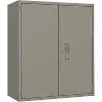 Lo-Boy Storage Cabinet, Steel, 2 Shelves, 40" H x 36" W x 18" D, Grey Duraquip Inc