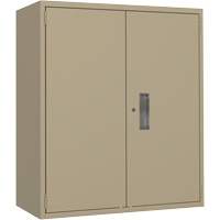 Lo-Boy Storage Cabinet, Steel, 2 Shelves, 40" H x 36" W x 18" D, Beige Duraquip Inc