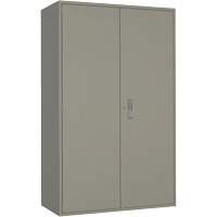 Extra Wide Hi-Boy Storage Cabinet, Steel, 4 Shelves, 72" H x 48" W x 24" D, Grey Duraquip Inc