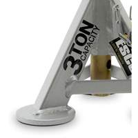 B&eacute;quilles de cric &agrave; profil bas de performance Shorty, Capacit&eacute; de 3 tonnes, 11" - 17" h Duraquip Inc