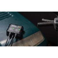 Genius&reg; 2X2 2-Bank, 4-Amp Battery Charger Duraquip Inc