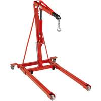 Folding Engine Crane, 2500 lbs. (1.25 tons) Capacity Duraquip Inc