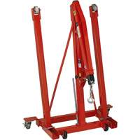 Folding Engine Crane, 2500 lbs. (1.25 tons) Capacity Duraquip Inc