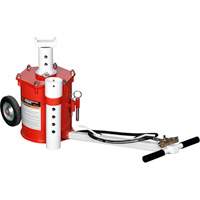 Portable Air Lift Jack, 10 Ton(s) Capacity, 17-3/4" - 49-3/8" H Duraquip Inc