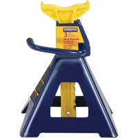 Jack Stand, Locking Handle/Ratchet, 3 tons Capacity, 19" H Duraquip Inc