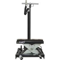 Floor Service Jack, 12 Ton(s) Capacity, 7-1/2" Lowered, 15-3/4" Raised, Air Hydraulic Duraquip Inc