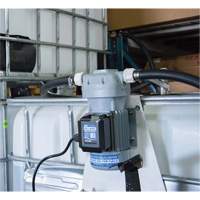 115V AC DEF Transfer Pump & IBC Tote Bracket with Nozzle Duraquip Inc