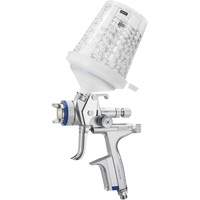Pistolet de peinture 5000 B RP avec buse 1,2 et trois godets polyvalents RPS 0,3 l/0,6 l/0,9 L, Entr&eacute;e d'air 1/4" NPT, 10,24 pi³/min, Capacit&eacute; 0,3 L/0,6 L/0,9 L, 0,17 psi Duraquip Inc
