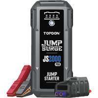 D&eacute;marreur de secours, banque d'alimentation et lampe de poche JumpSurge2000Pro &agrave; 2500 A de pointe Duraquip Inc