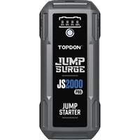 D&eacute;marreur de secours, banque d'alimentation et lampe de poche JumpSurge2000Pro &agrave; 2500 A de pointe Duraquip Inc