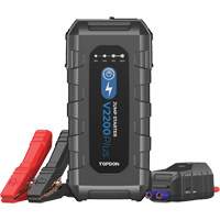 V2200Plus 2-in-1 2200 Peak Amp Jump Starter, Battery & System Tester Duraquip Inc