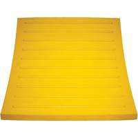 Cale de roue, Polyur&eacute;thane, Jaune, 15-1/4" la x 12-1/8'' p x 10-3/4" h Duraquip Inc