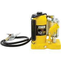 Cric-bouteille de s&eacute;rie Pro, 12 tonne(s), Air comprim&eacute;/hydraulique, 18-1/2" Hauteur &eacute;lev&eacute;e Duraquip Inc