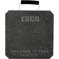 Plaque de support de v&eacute;rin d'une capacit&eacute; de 55 tonnes Duraquip Inc