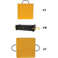 Ensemble de syst&egrave;me de sout&egrave;nement en composite CribLok 10 mcx Duraquip Inc