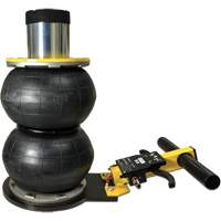 V&eacute;rin &agrave; coussin gonflable biphas&eacute; s&eacute;rie Pro, 2 tonne(s), 17" Hauteur &eacute;lev&eacute;e Duraquip Inc