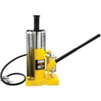 Cric-bouteille de s&eacute;rie Pro, 30 tonnes, Air comprim&eacute;/hydraulique, 20" Hauteur &eacute;lev&eacute;e Duraquip Inc