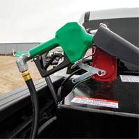 Green Automatic Gasoline Spout Nozzle Duraquip Inc