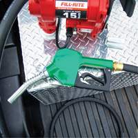 Green Automatic Gasoline Spout Nozzle Duraquip Inc