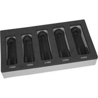 Jeu de 5 douilles pour conduites avec plateau en mousse Duraquip Inc