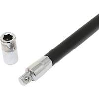 Tournevis flexible extra-long avec adaptateur carr&eacute; 1/4" x hexagonal 1/4" Duraquip Inc