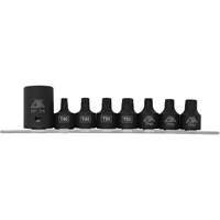 Jeu de douilles/embouts de boulon de caisse de camionnettes, 8 Morceaux, Prise de 1/2"/3/8" Duraquip Inc