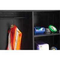Armoire de rangement combin&eacute;e, 36" la x 18" p x 72" h, Noir Duraquip Inc