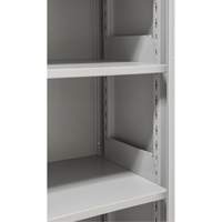 Hi-Boy Storage Cabinet, Steel, 4 Shelves, 72" H x 36" W x 18" D, Grey Duraquip Inc