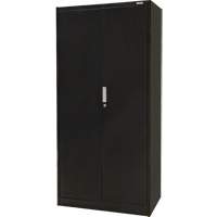 Hi-Boy Storage Cabinet, Steel, 4 Shelves, 72" H x 36" W x 18" D, Black Duraquip Inc