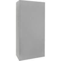 Wardrobe Storage Cabinet, Steel, 36" W x 18" D x 72" H, Grey Duraquip Inc