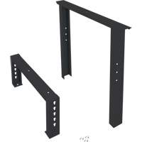 Pattes d'&eacute;tabli pour service industriel, Acier, 30" p x 34" h, Simple Duraquip Inc