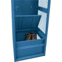 Gear Locker, Steel, 24" W x 18" D x 72" H, Dark Blue Duraquip Inc