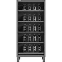 Heavy-Duty Open Front Cabinet with Dividers, Steel, 0 Drawers, 36" x 24" x 78", Grey Duraquip Inc
