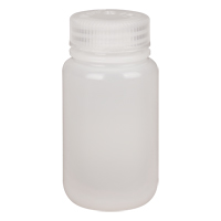 Wide-Mouth Bottles, Round, 4 oz., Plastic Duraquip Inc