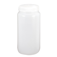 Wide-Mouth Bottles, Round, 1 gal., Plastic Duraquip Inc