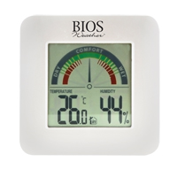 Indoor Hygrometers with BIOS Comfort Scale, Contact, Digital, -58-158°F (-50-70°C) Duraquip Inc