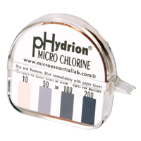 Papier réactif Hydrion Chlorine Phydrion CM-240 IB866 | Duraquip Inc