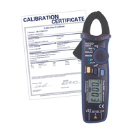 Pince amp&egrave;rem&eacute;trique v.e.v. mA avec certificat de calibration, Tension c.a./c.c., Courant c.a./c.c. Duraquip Inc
