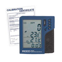 Carbon Monoxide Monitor with Temperature & Humidity (includes ISO Certificate) Duraquip Inc