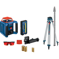 Ensemble laser rotatif horizontal auto-nivelant Revolve2000, 2000' (609,6 m), 670 N.m Duraquip Inc