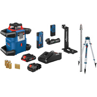 Ensemble laser rotatif horizontal/vertical auto-nivelant connect&eacute; Revolve4000, 4000' (1219,2 m), 635 N.m Duraquip Inc