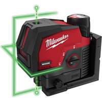 Ensemble de laser vert &agrave; lignes crois&eacute;es et points d'aplomb M12 Duraquip Inc
