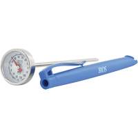 1" Dial Thermometer Celsius Only with Calibration Sleeve, Contact, Analogue, 0.4-230°F (-18-110°C) Duraquip Inc